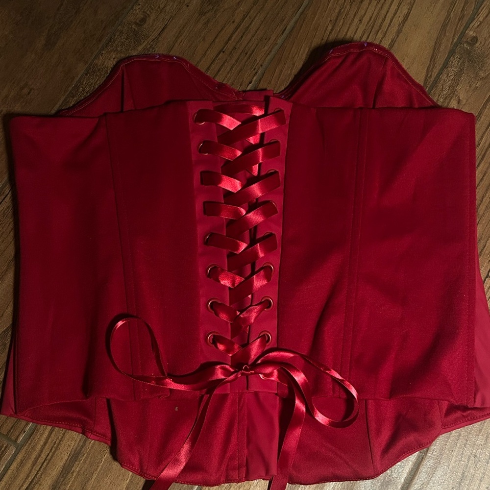 Torrid Lightweight Ponte Zip Front Corset Size 1 NWT - Picture 9 of 12